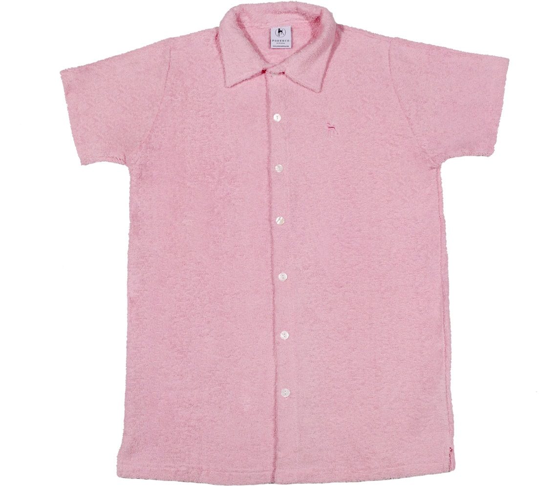 The Rosa Towelling Shirt - Buy Swimwear Online - Podenco Eivissa